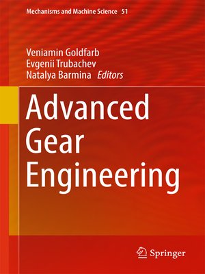 cover image of Advanced Gear Engineering
